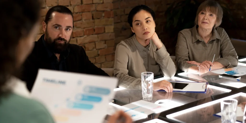 geen gedragen doel in het team